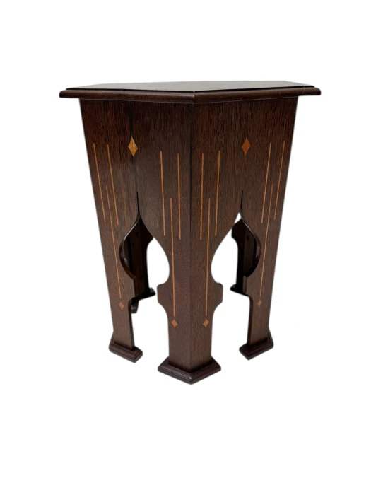 Arts & Crafts Side Table in Wenge, 1900s